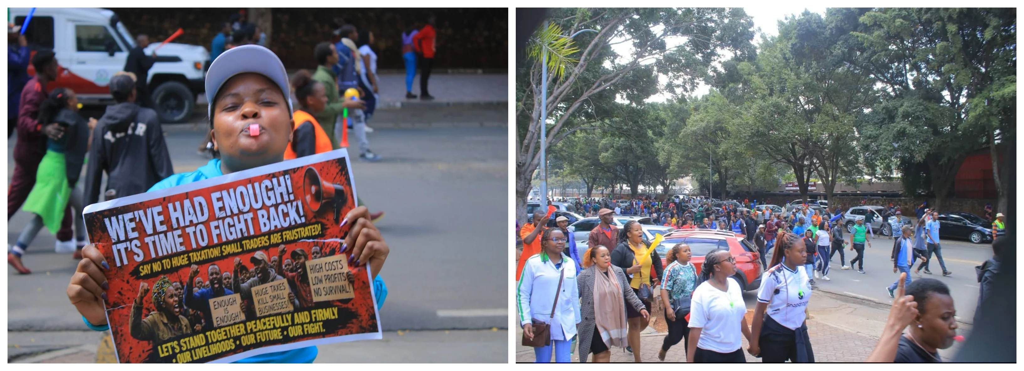 Frustrated Traders Bring Nairobi to Standstill Over High Taxes