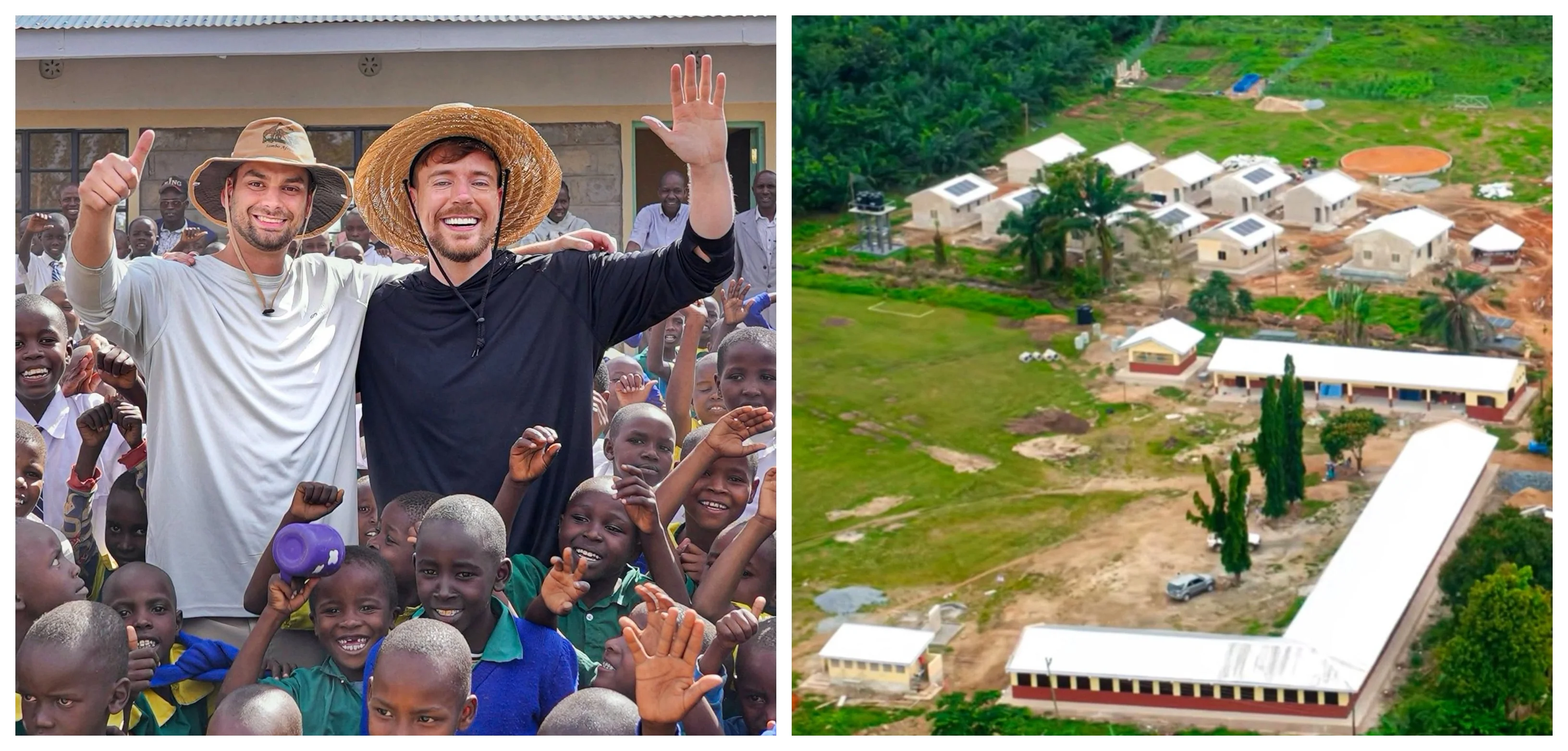 MrBeast Builds Entire Village in Ghana With Homes, School and Market