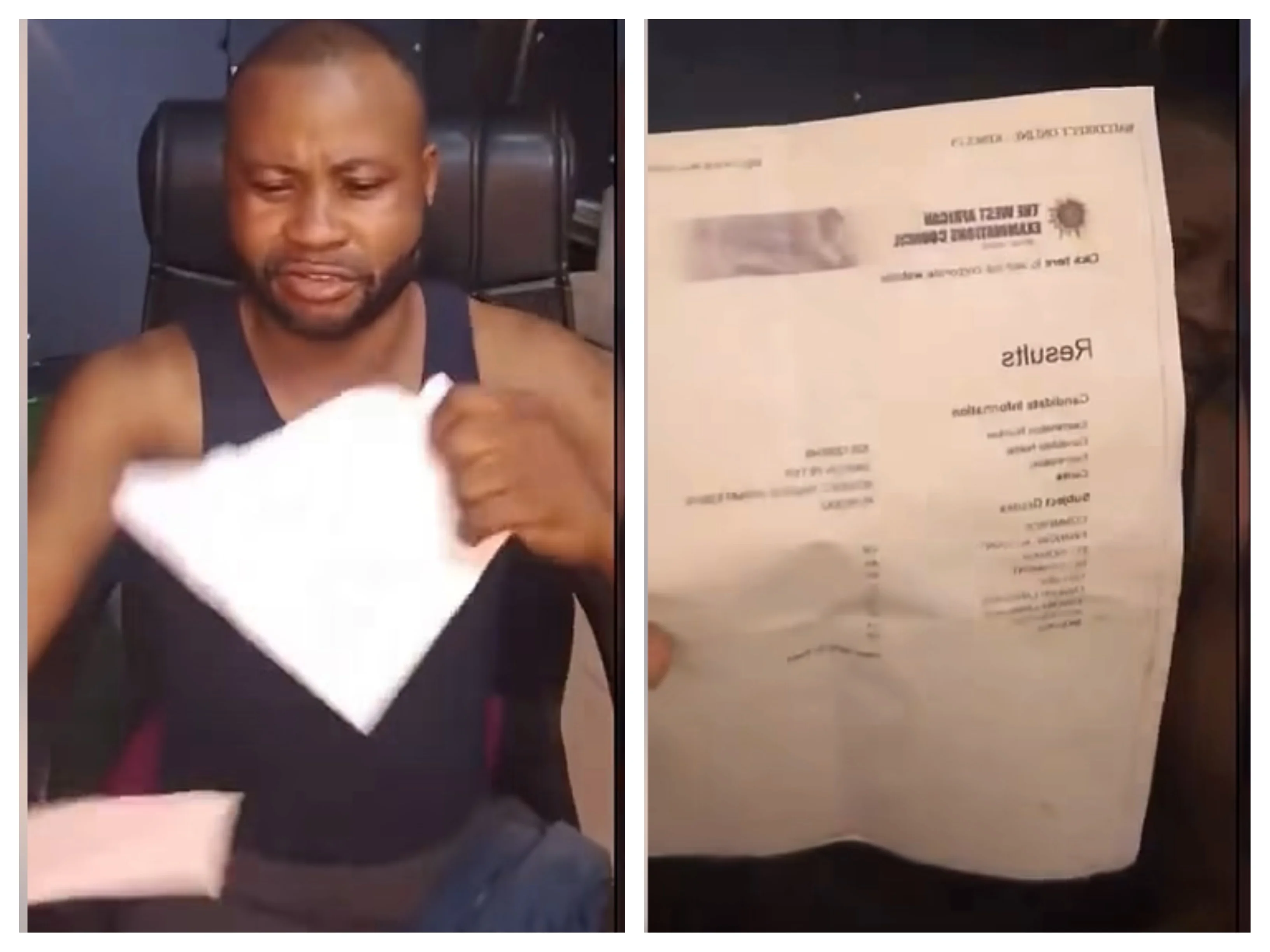 Nigerian Graduate Tears Up His Psychology Degree in Viral Frustration Video